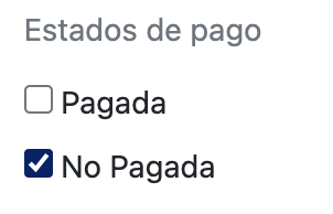 Estados de pago