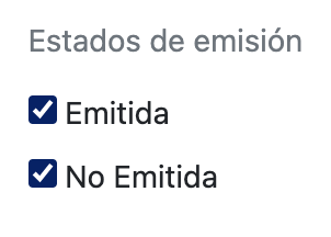 Estados de emisión