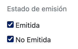 Estados de emisión